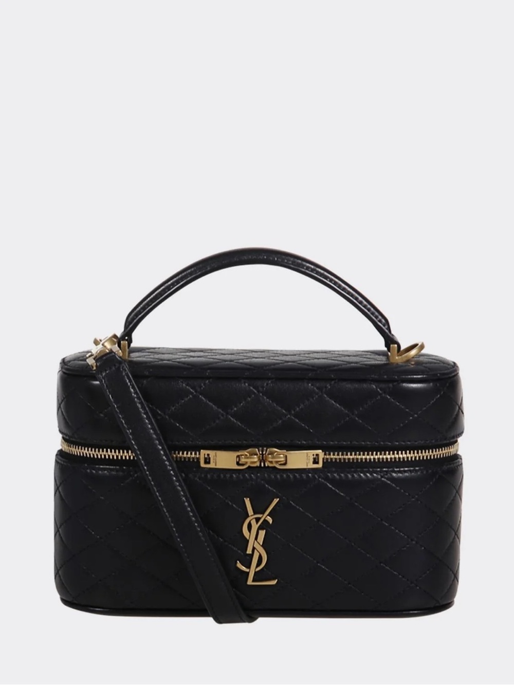 New Saint Laurent Gaby Vanity Leather Bag